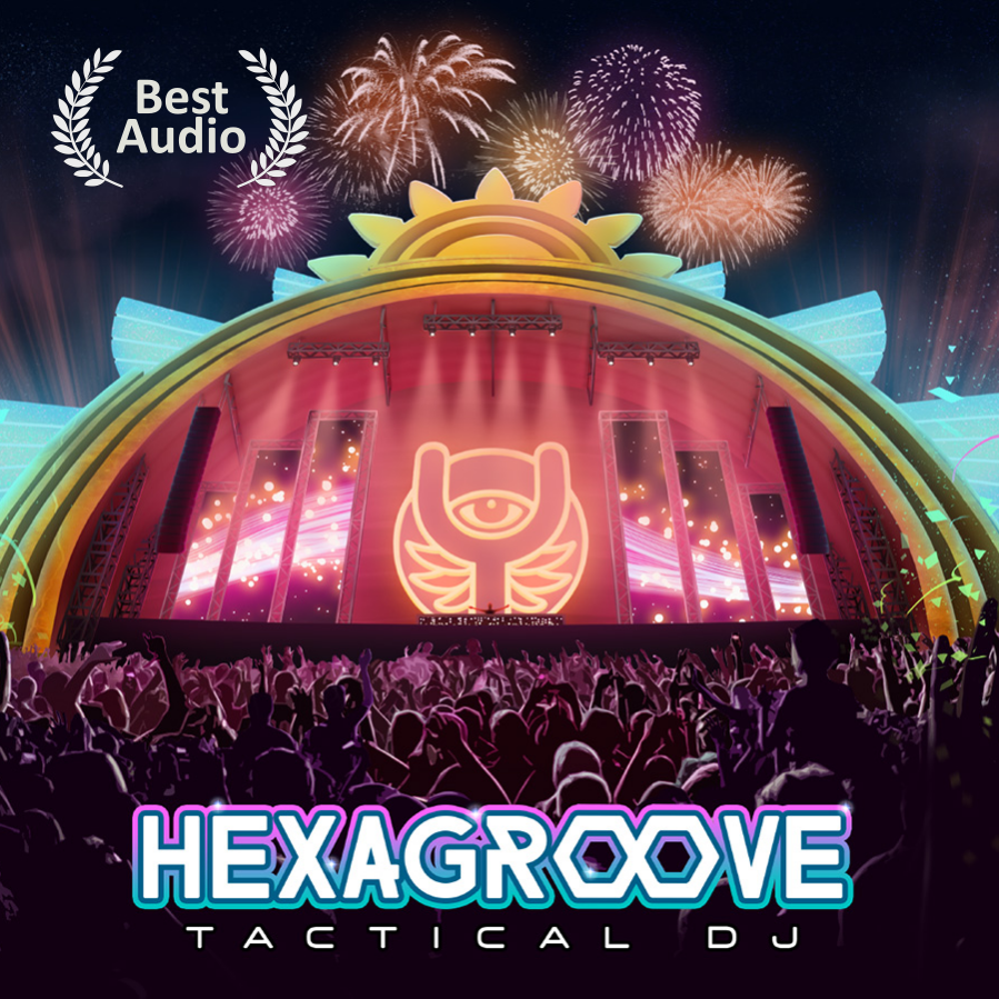 Promo art for the game Hexagroove